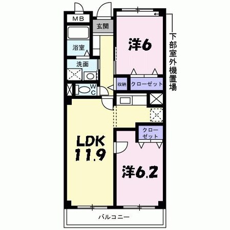 サンカルティエの物件間取画像